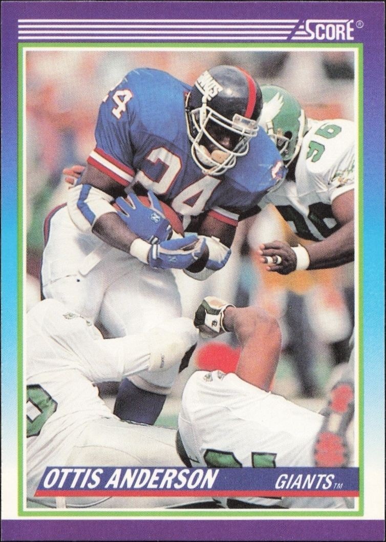 1990 Score Ottis Anderson #531 trading card