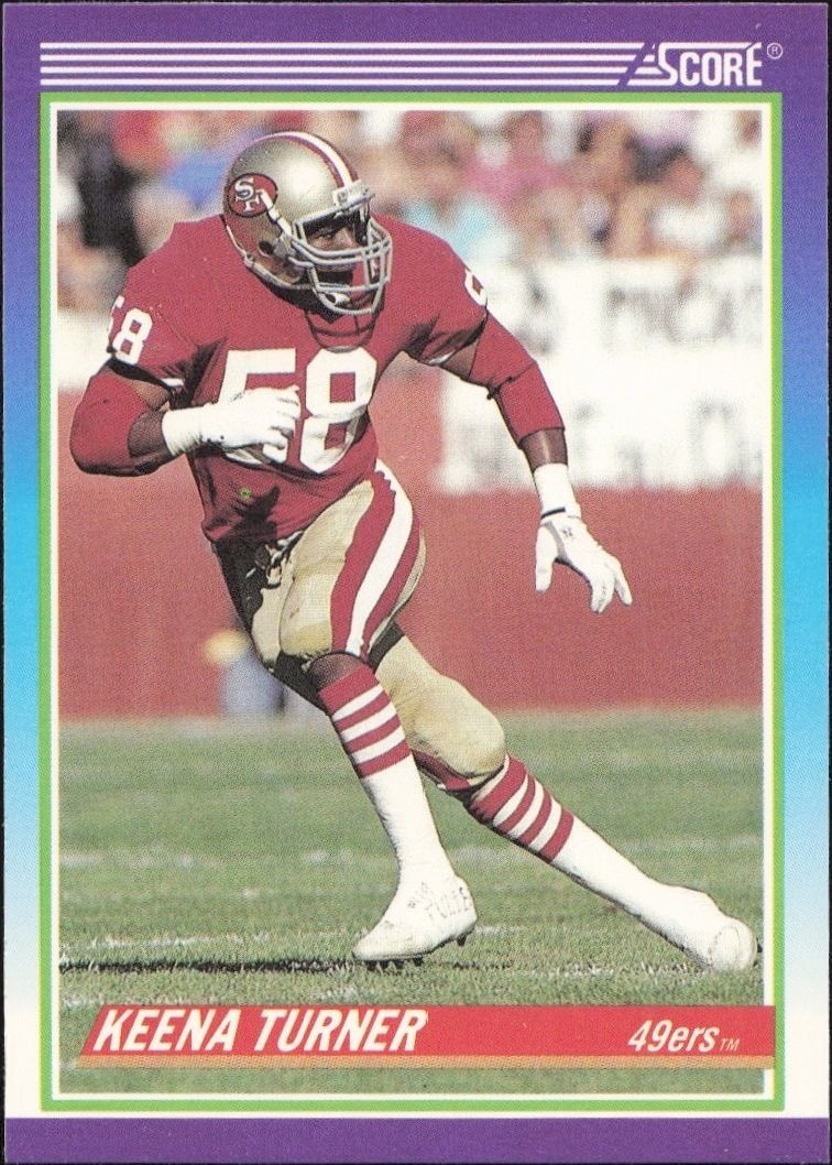 1990 Score Keena Turner #539 trading card