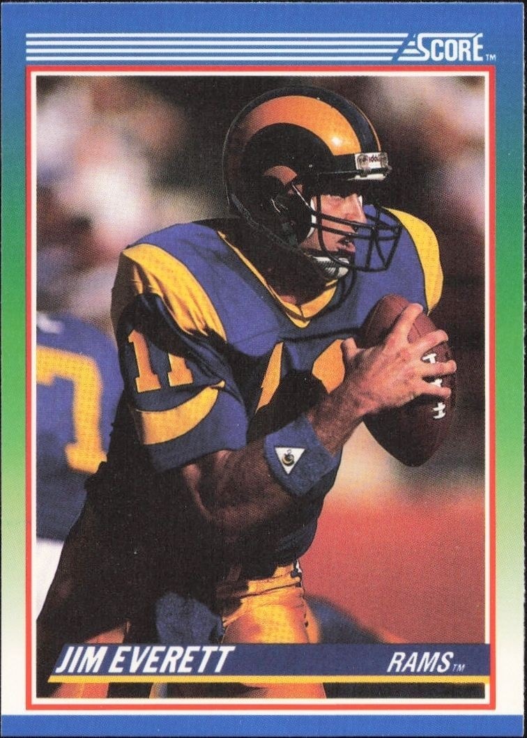 1990 Score Jim Everett #4 trading card