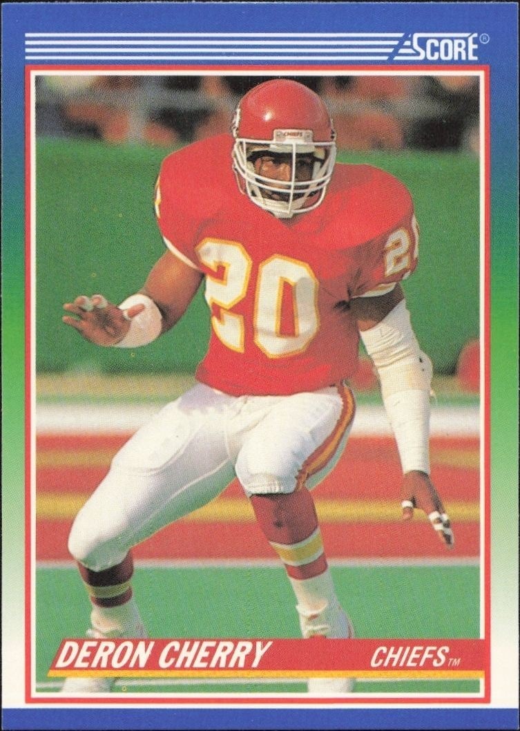 1990 Score Deron Cherry #440 trading card