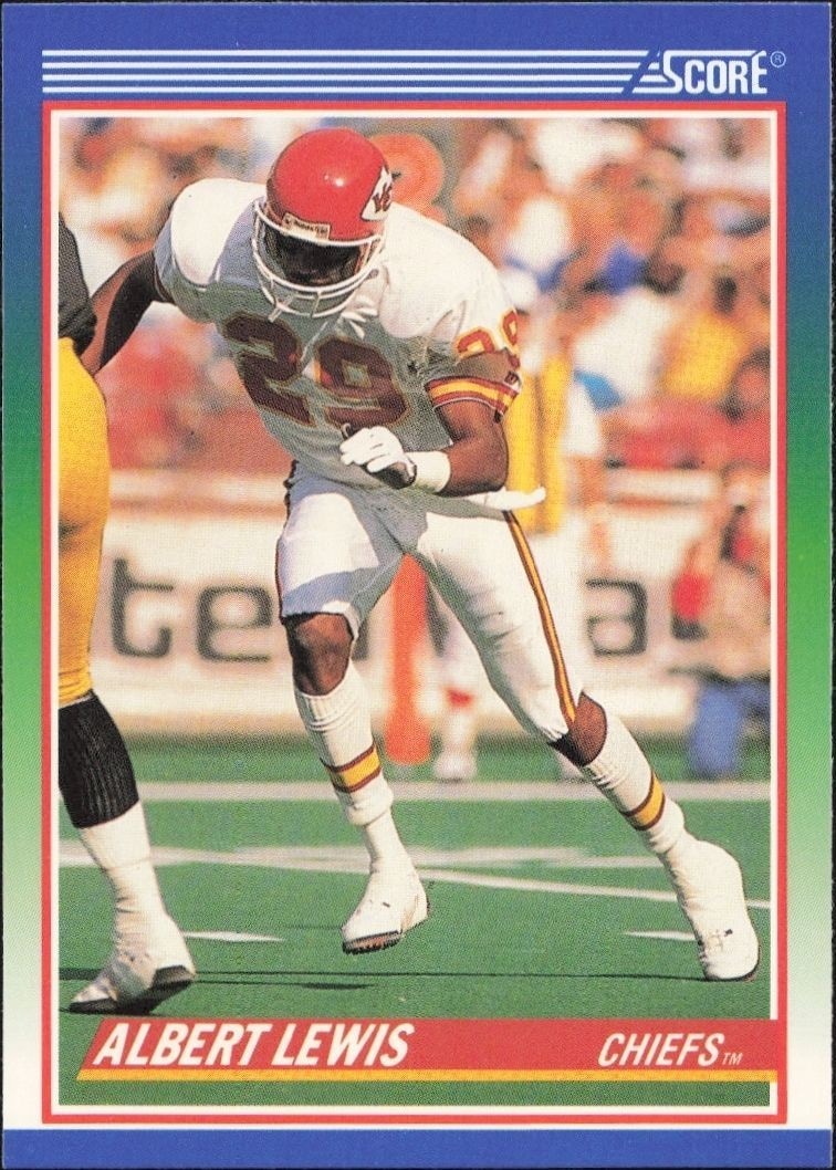 1990 Score Albert Lewis #433 trading card