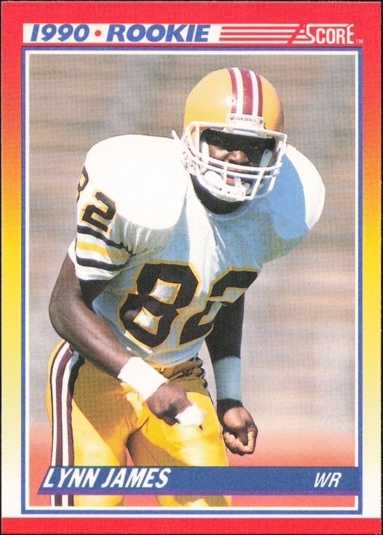 1990 Score Lynn James #291 trading card