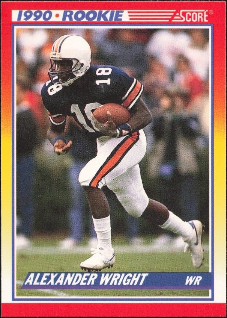 1990 Score Alexander Wright #621 trading card