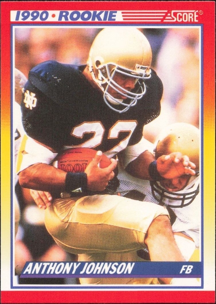 1990 Score Anthony Johnson #624 trading card