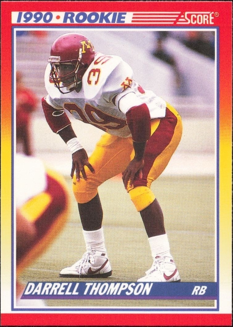 1990 Score Darrell Thompson #636 trading card