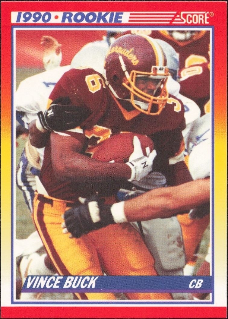 1990 Score Vince Buck #637 trading card