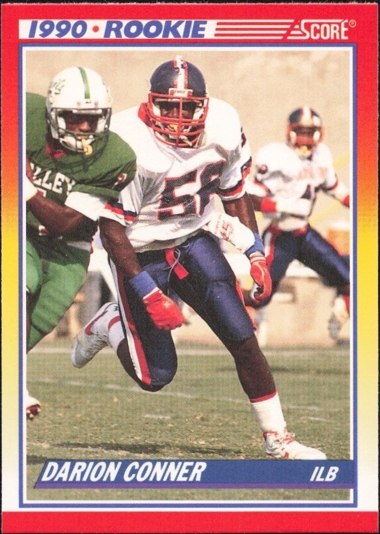 1990 Score Darion Conner #643 trading card