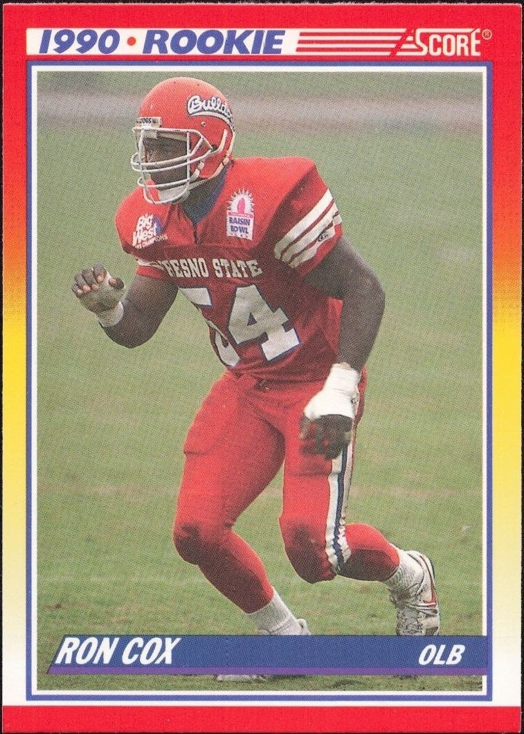 1990 Score Ron Cox #647 trading card