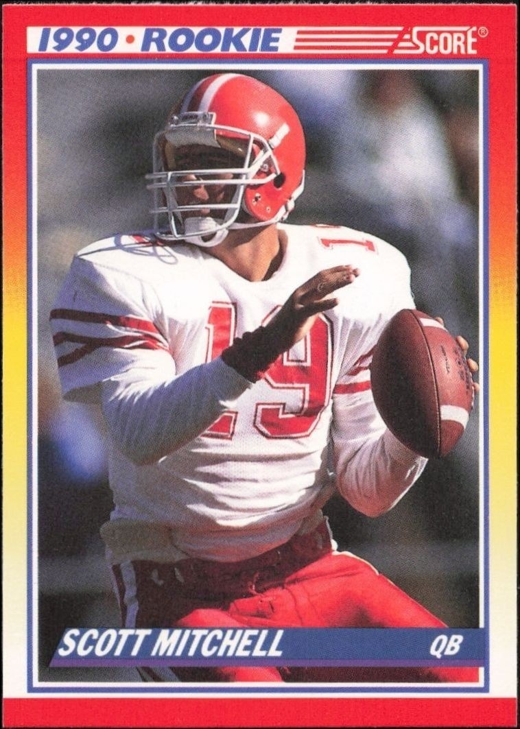 1990 Score Scott Mitchell #651 trading card