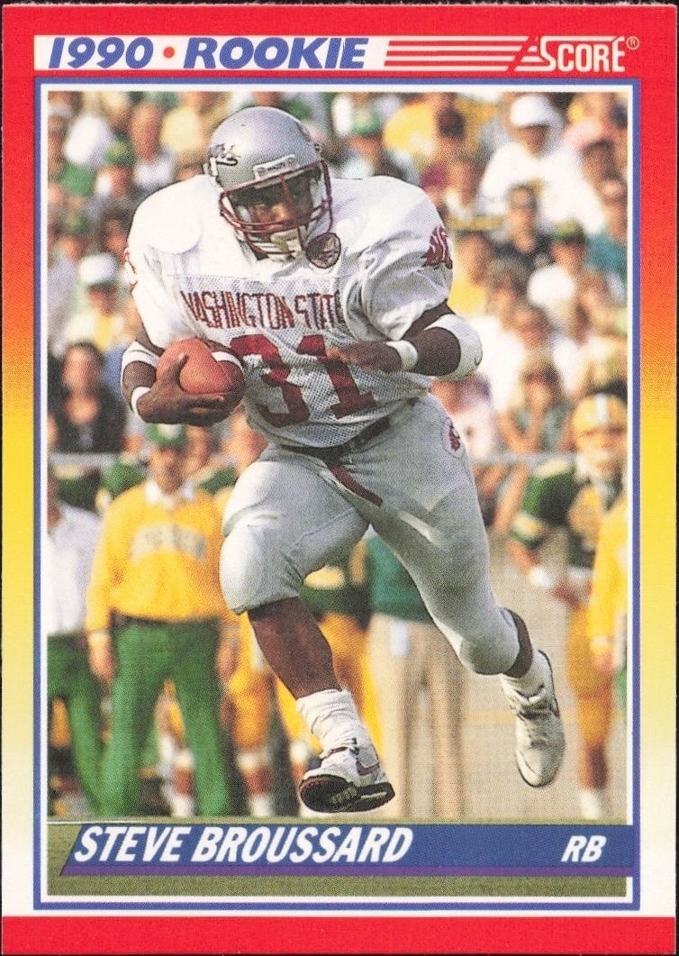 1990 Score Steve Broussard #655 trading card