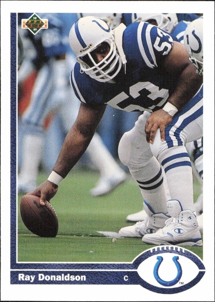 1991 Upper-Deck Ray Donaldson #412 trading card