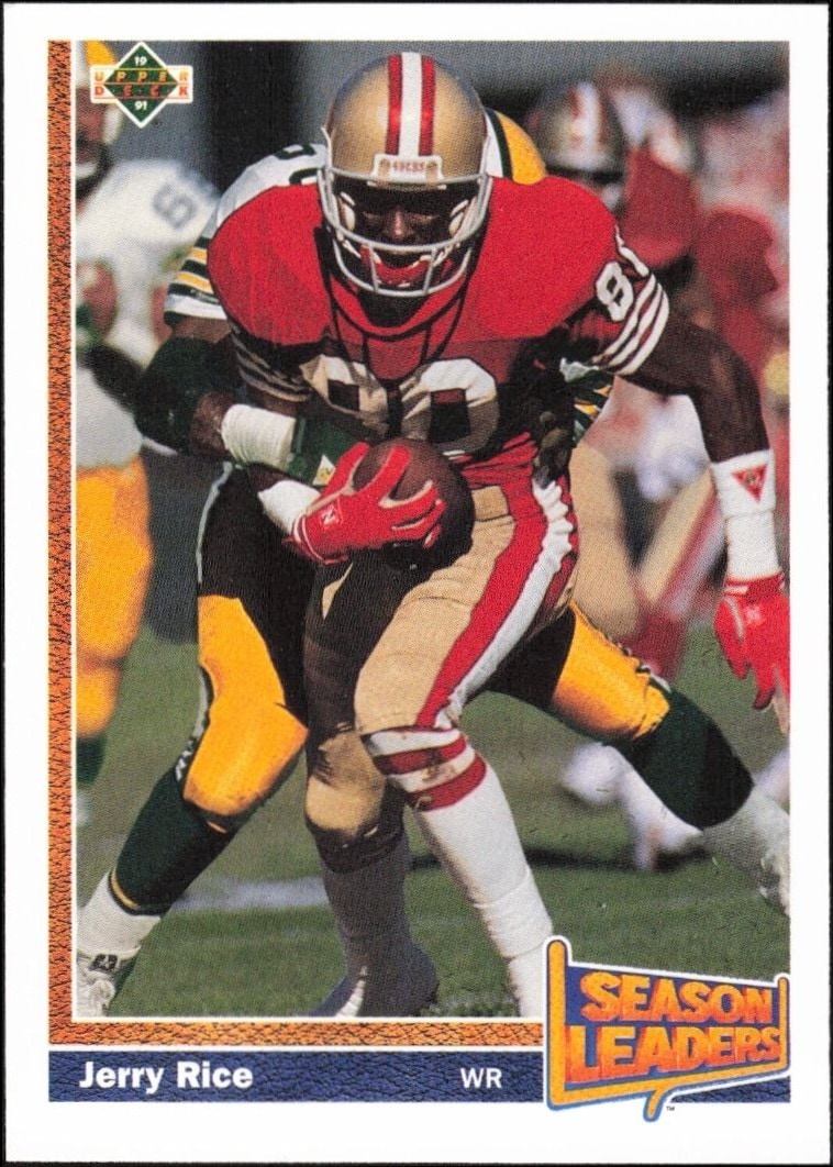 1991 Upper-Deck Jerry Rice #402 trading card