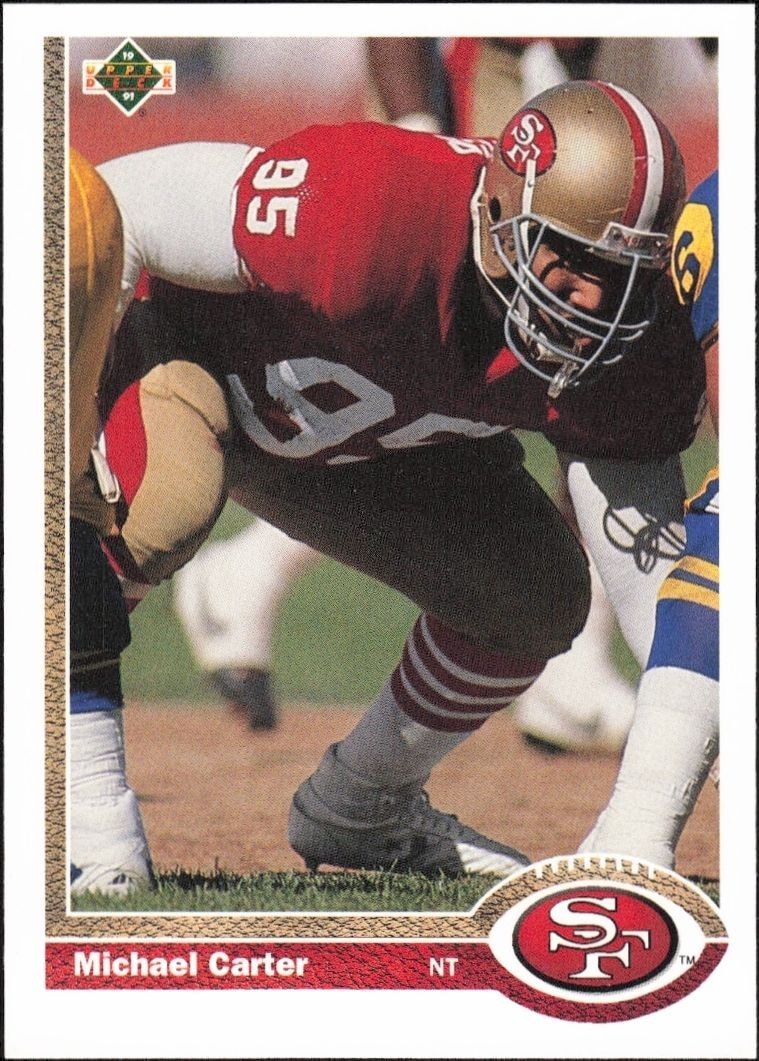1991 Upper-Deck Michael Carter #407 trading card
