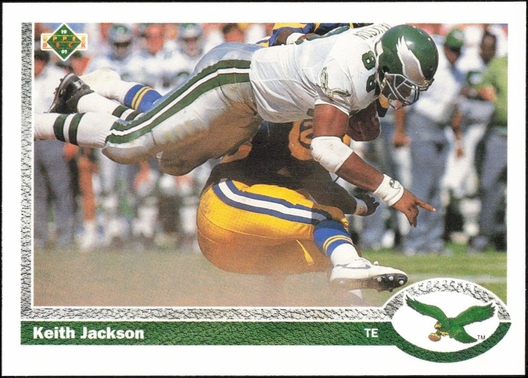 1991 Upper-Deck Keith Jackson #127 trading card