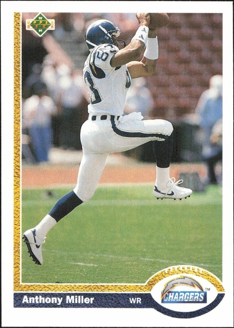 1991 Upper-Deck Anthony Miller #126 trading card