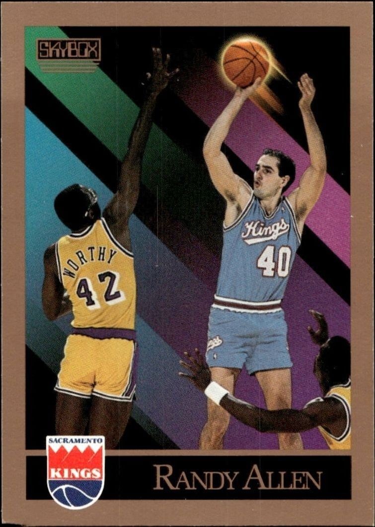 1990-91 Skybox Randy Allen #243 trading card