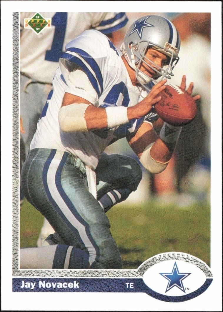 1991 Upper-Deck Jay Novacek #109 trading card