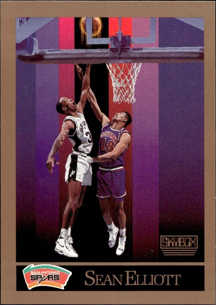 1990-91 Skybox Sean Elliott #256 trading card