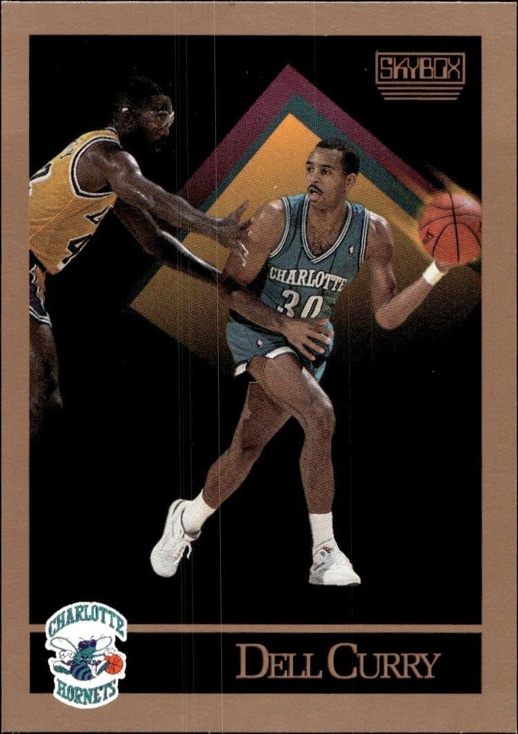 1990-91 Skybox Dell Curry #28 trading card