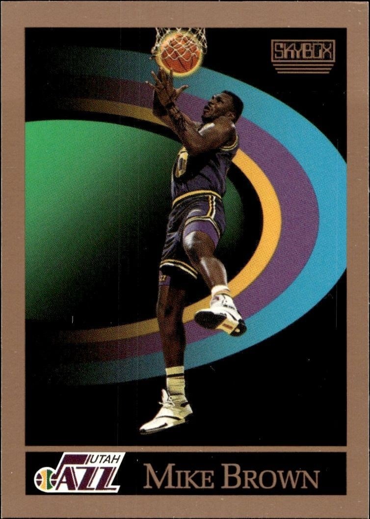 1990-91 Skybox Mike Brown #275 trading card