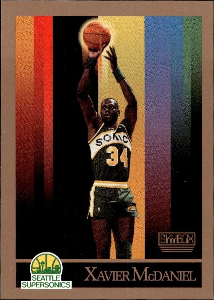 1990-91 Skybox Xavier McDaniel #269 trading card