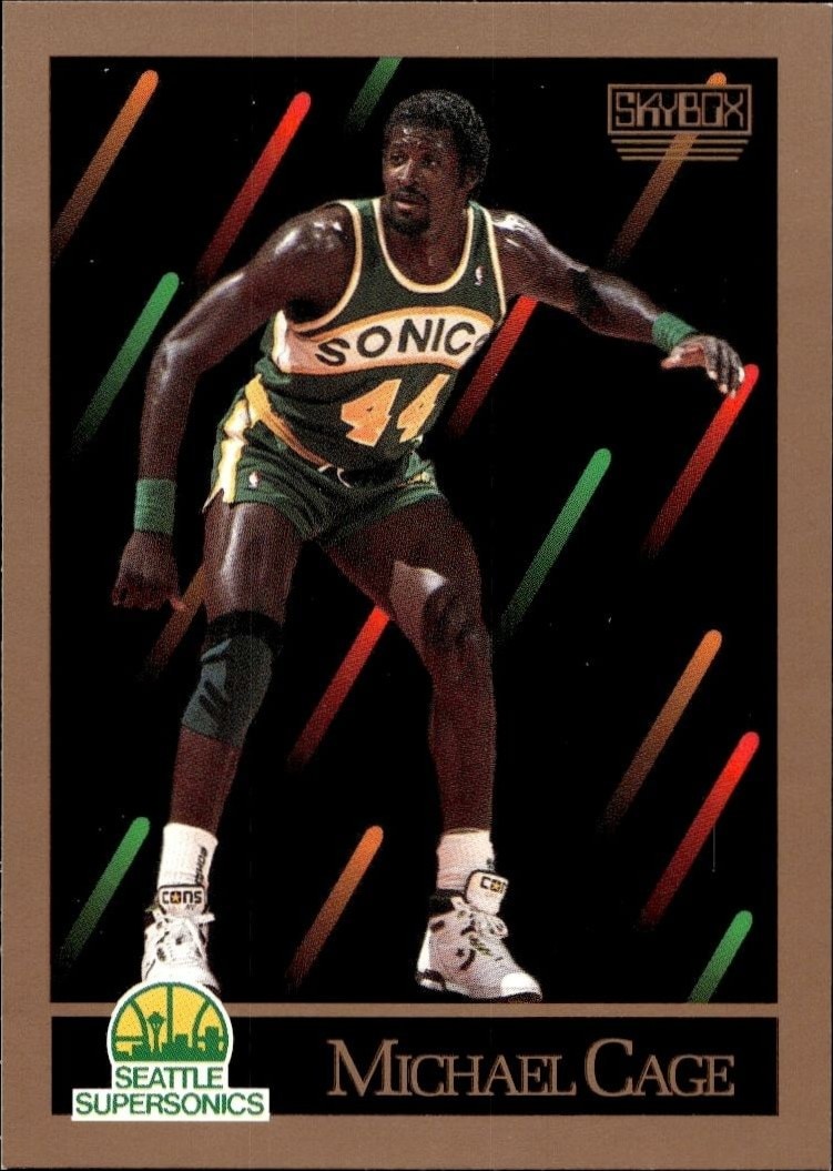 1990-91 Skybox Michael Cage #264 trading card
