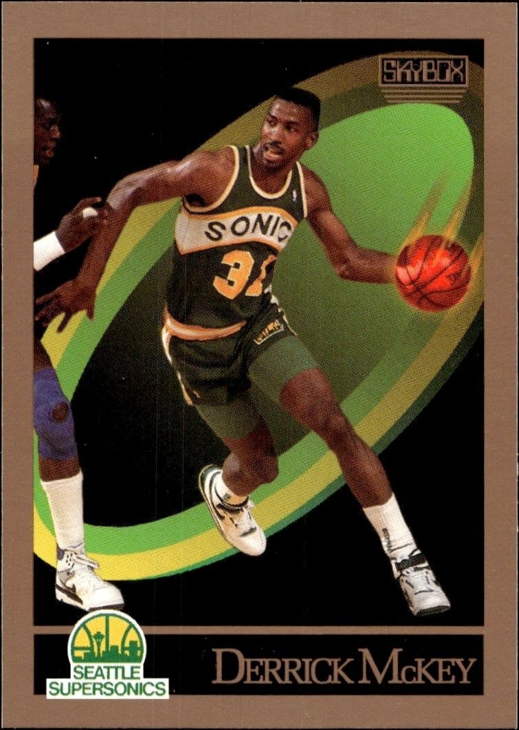 1990-91 Skybox Derrick McKey #270 trading card