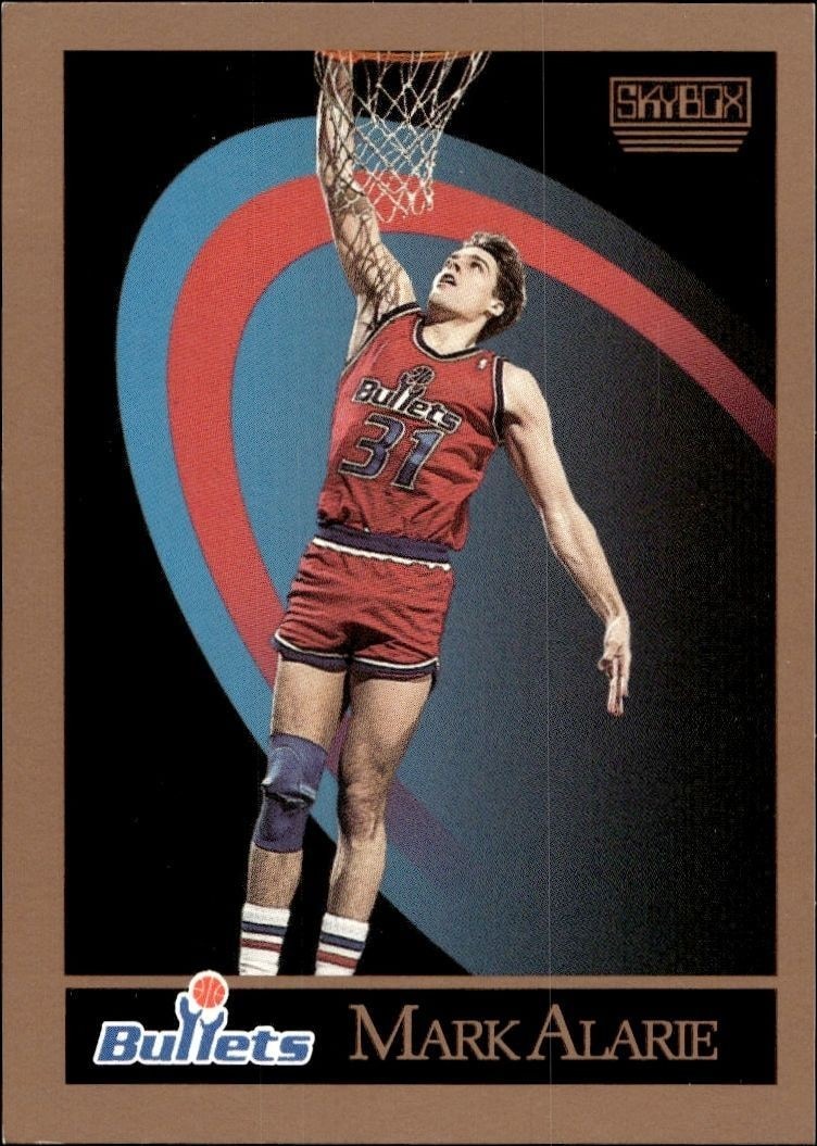 1990-91 Skybox Mark Alarie #285 trading card