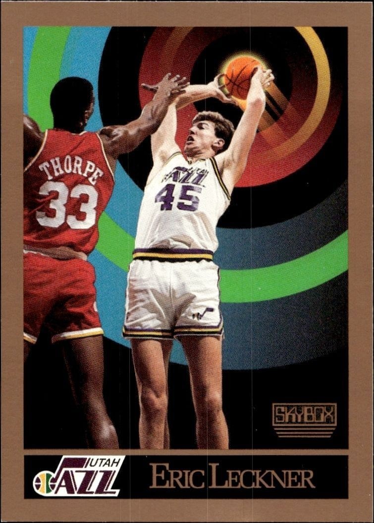 1990-91 Skybox Eric Leckner #281 trading card
