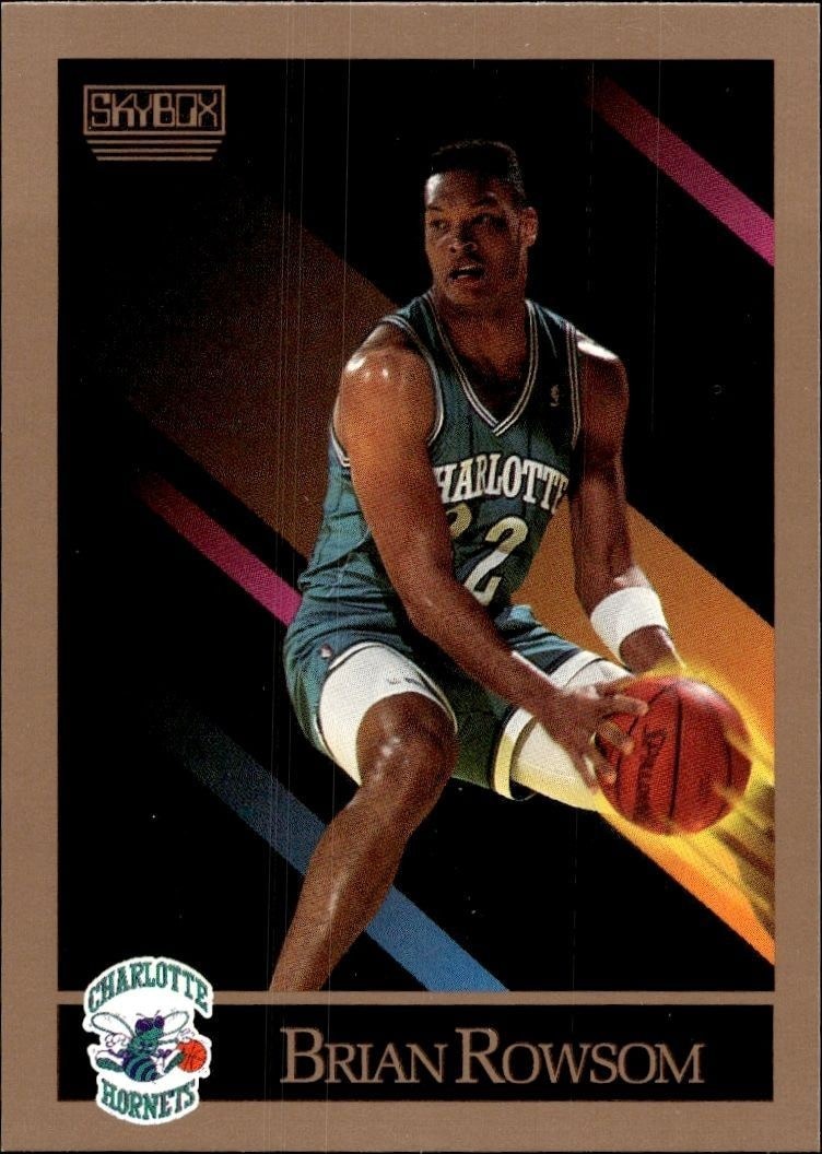 1990-91 Skybox Brian Rowsom #34 trading card