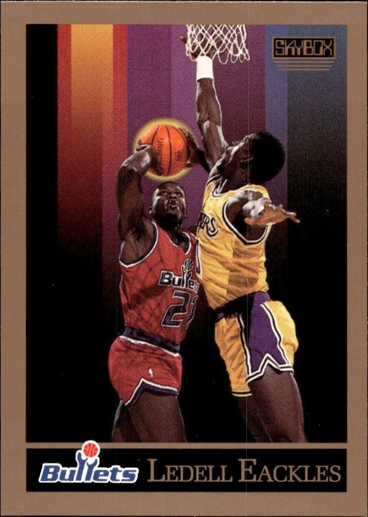 1990-91 Skybox Ledell Eackles #287 trading card