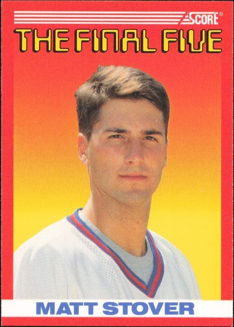 1990 Score Matt Stover #B1 trading card