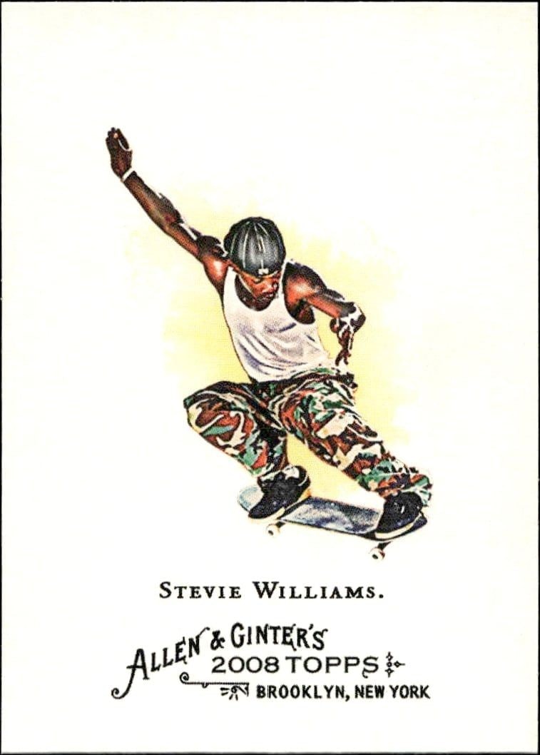 2008 Topps Allen & Ginter Stevie Williams #69 trading card