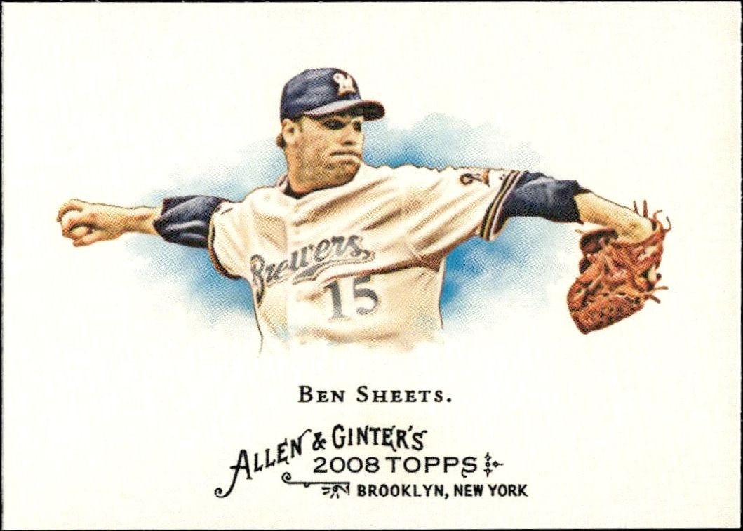 2008 Topps Allen & Ginter Ben Sheets #57 trading card