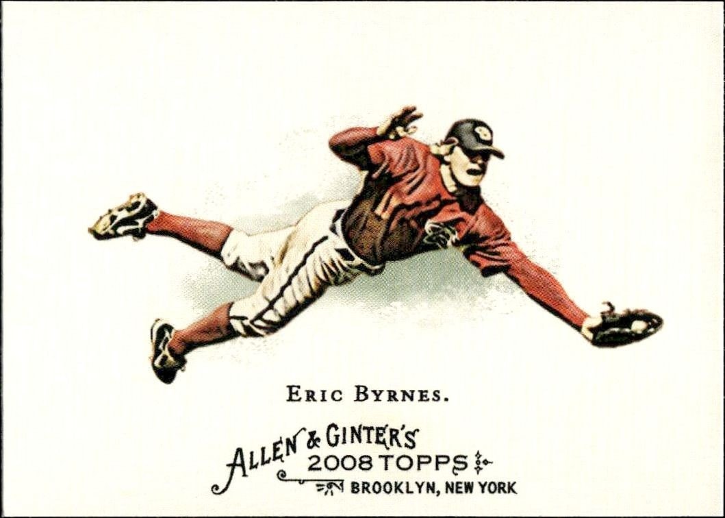 2008 Topps Allen & Ginter Eric Byrnes #35 trading card