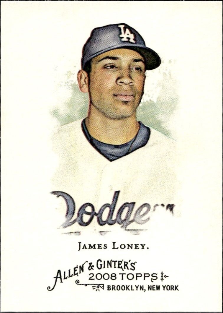 2008 Topps Allen & Ginter James Loney #18 trading card