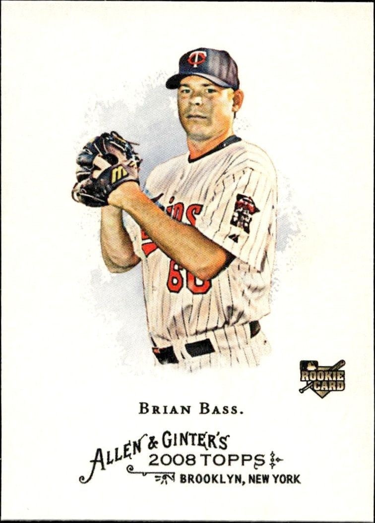 2008 Topps Allen & Ginter Brian Bass #8 trading card