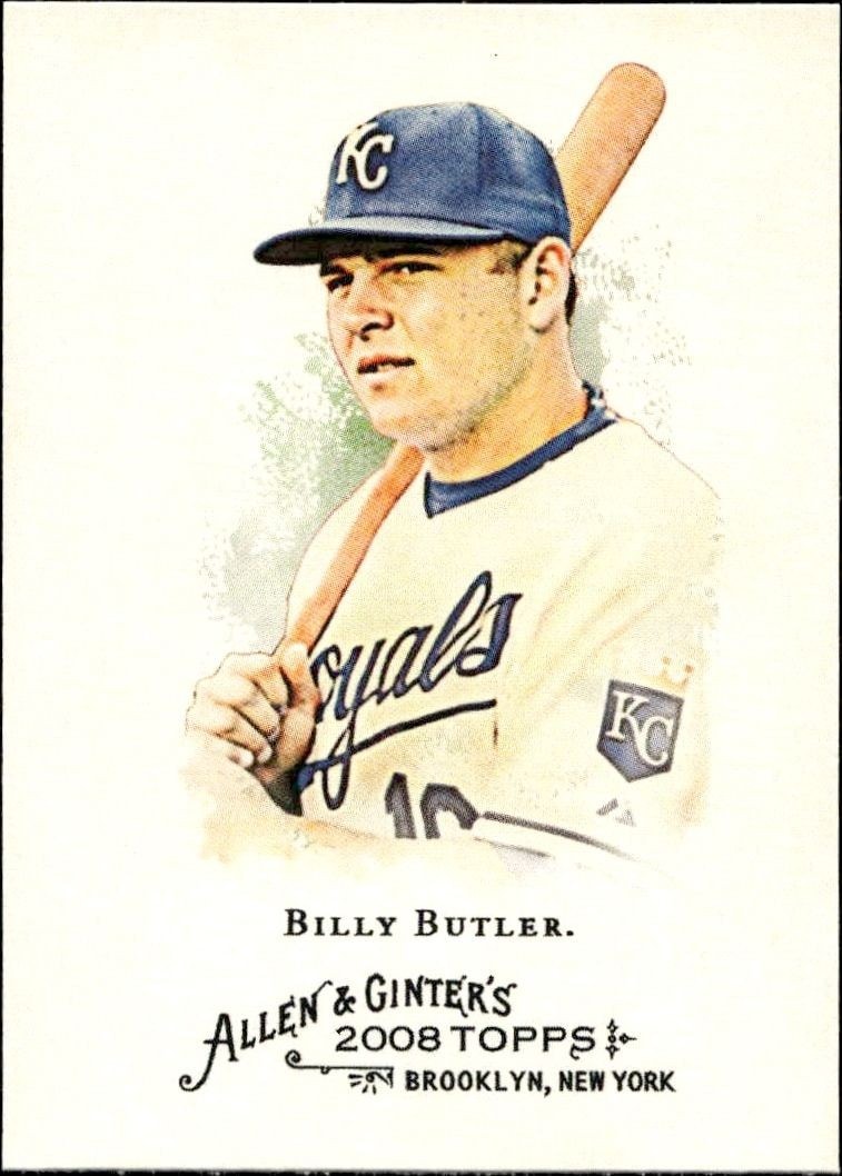 2008 Topps Allen & Ginter Billy Butler #127 trading card