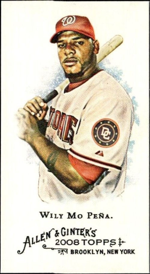 2008 Topps Allen & Ginter Wily Mo Pena #321 baseball trading card front