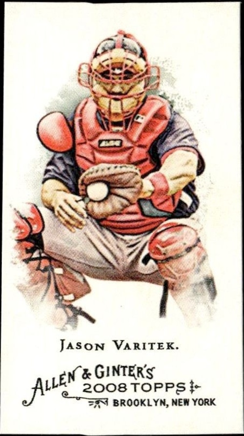 2008 Topps Allen & Ginter Jason Varitek #134 trading card