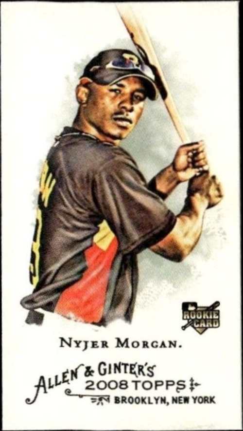 2008 Topps Allen & Ginter Nyjer Morgan #223 trading card