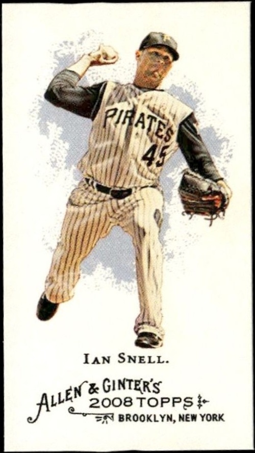 2008 Topps Allen & Ginter Ian Snell #12 trading card