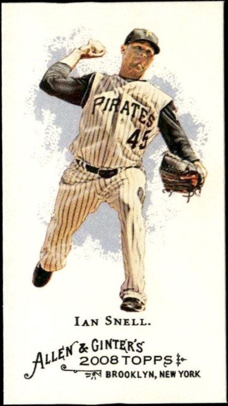 2008 Topps Allen & Ginter Ian Snell #12 trading card
