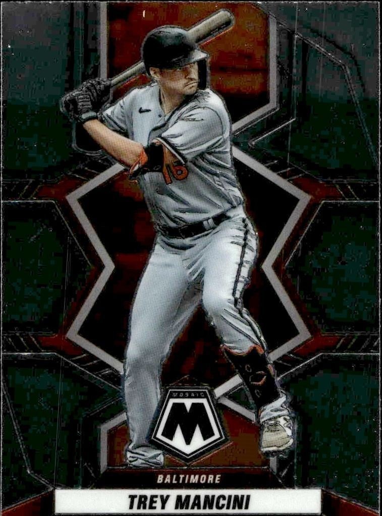 2022 Panini Mosaic Trey Mancini #140 trading card