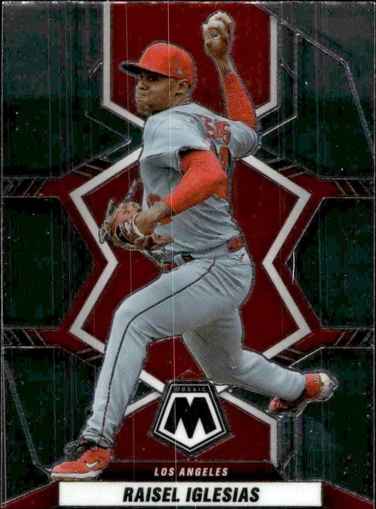 2022 Panini Mosaic Raisel Iglesias #55 trading card
