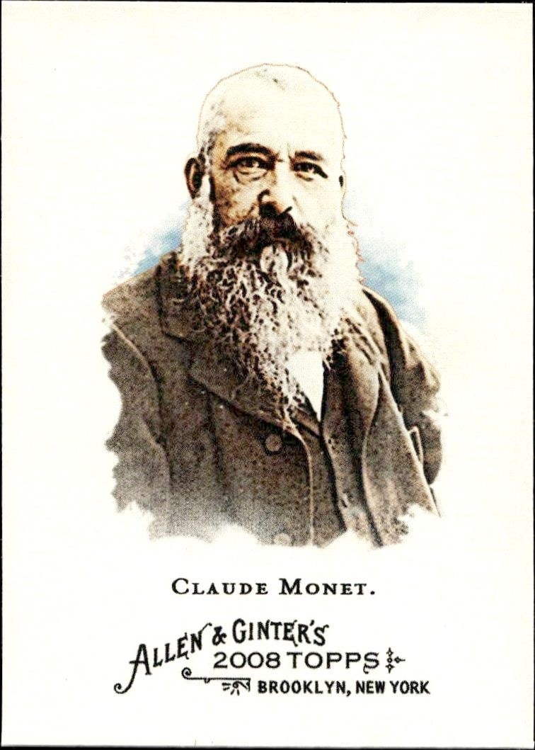 2008 Topps Allen & Ginter Claude Monet #176 trading card