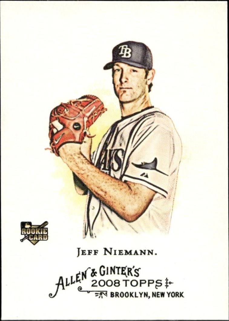 2008 Topps Allen & Ginter Jeff Niemann #117 trading card