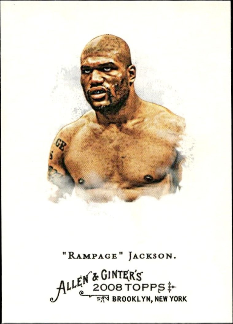 2008 Topps Allen & Ginter Rampage Jackson #189 trading card