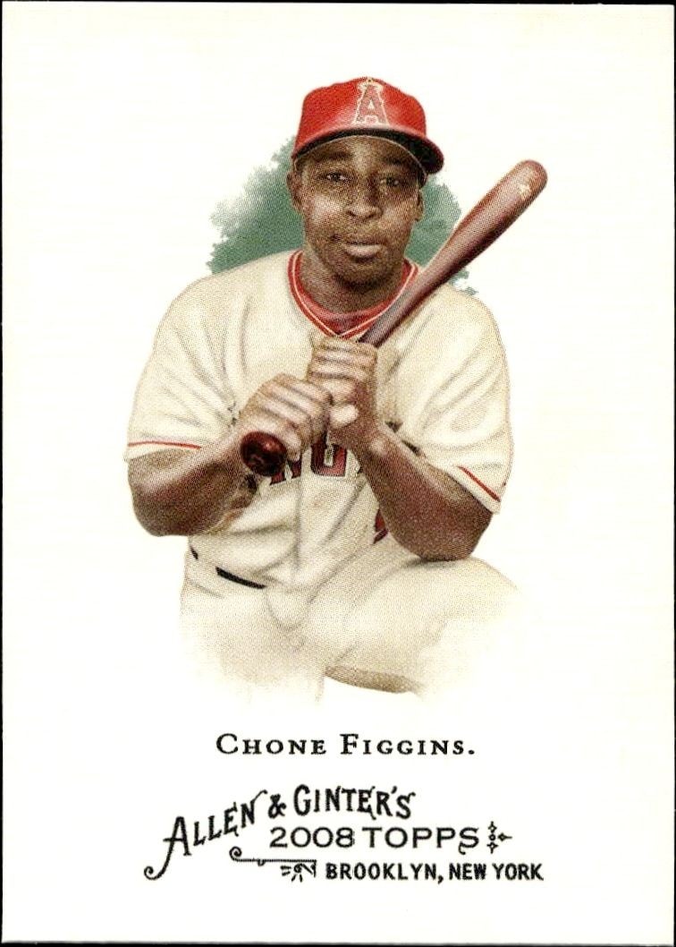 2008 Topps Allen & Ginter Chone Figgins #295 trading card
