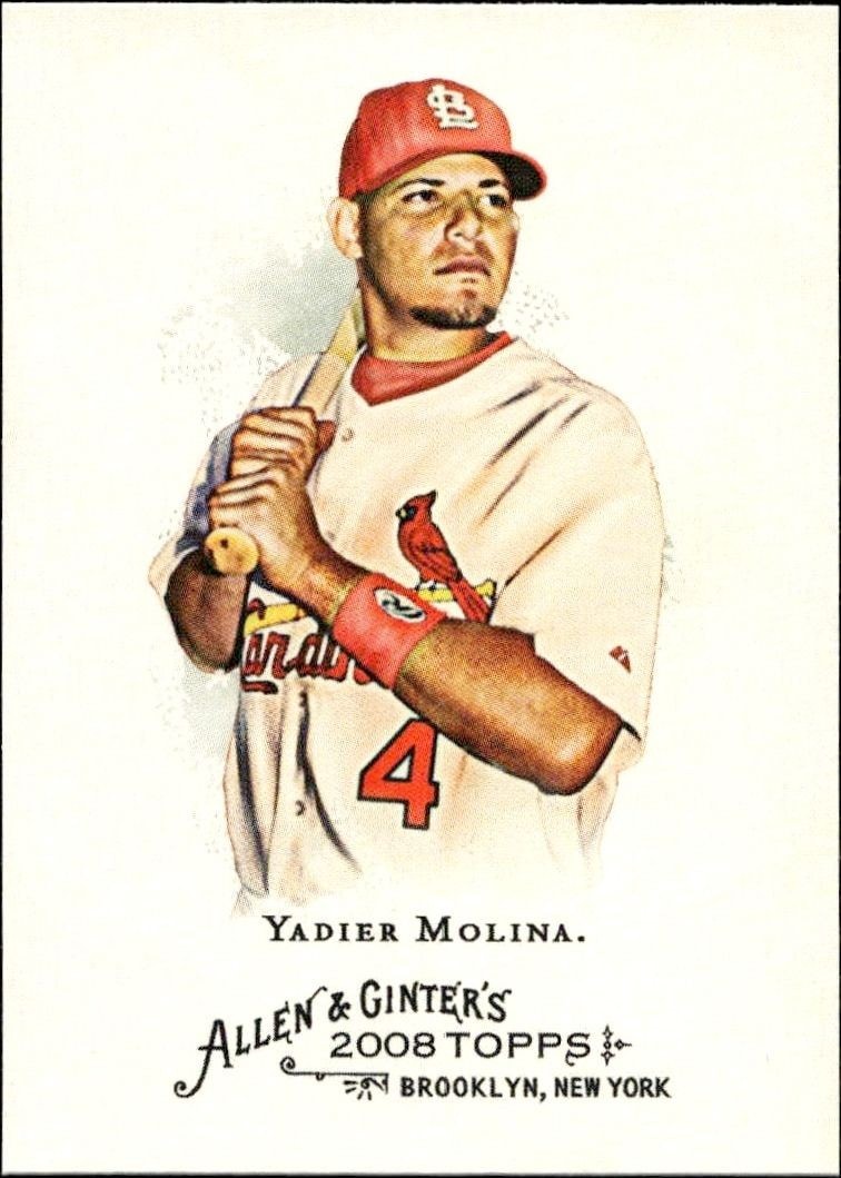 2008 Topps Allen & Ginter Yadier Molina #263 trading card